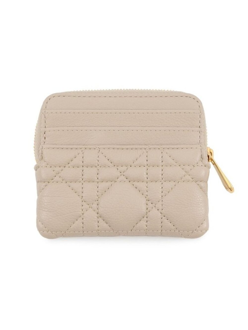 Dior Coin Case Cannage Caro Lavender Wallet Calf Leather - Picture 3 of 10